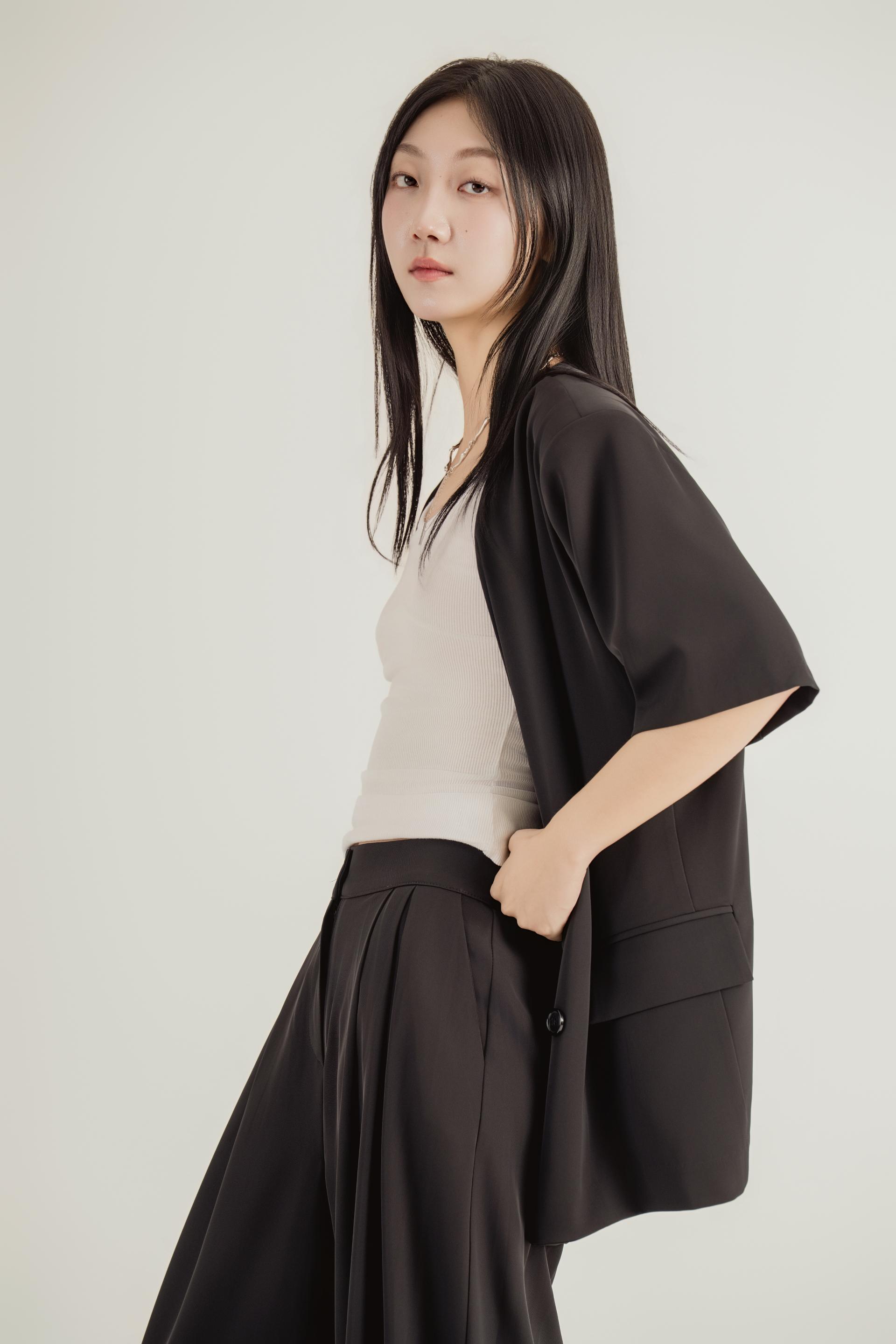 노카라 더블 와이드 팬츠 셋업