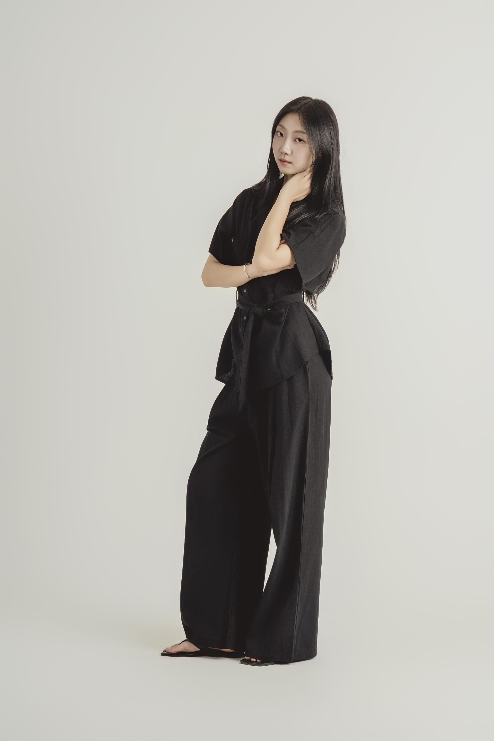 린넨 스트랩 셔츠 와이드 팬츠 셋업