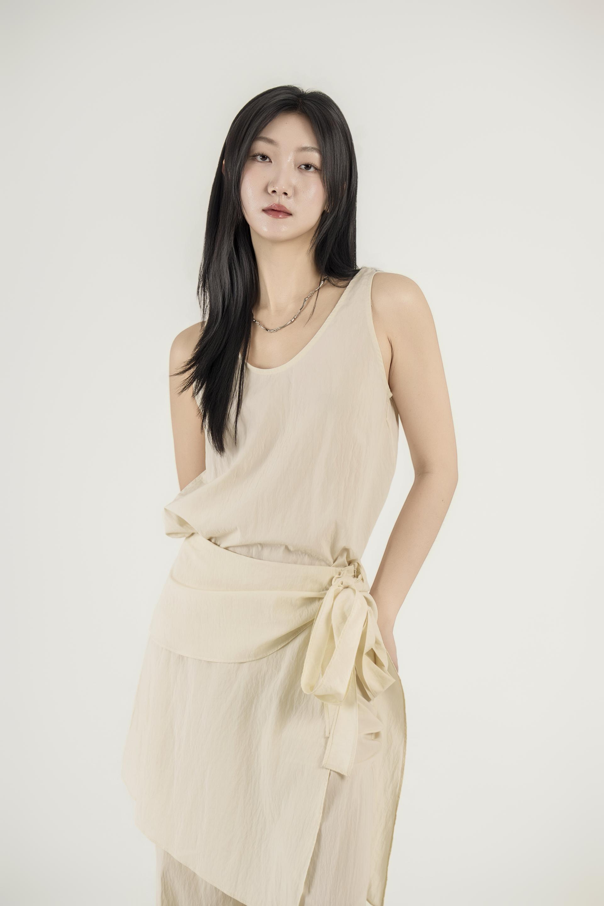 랩 레이어드 와이드 팬츠 셋업