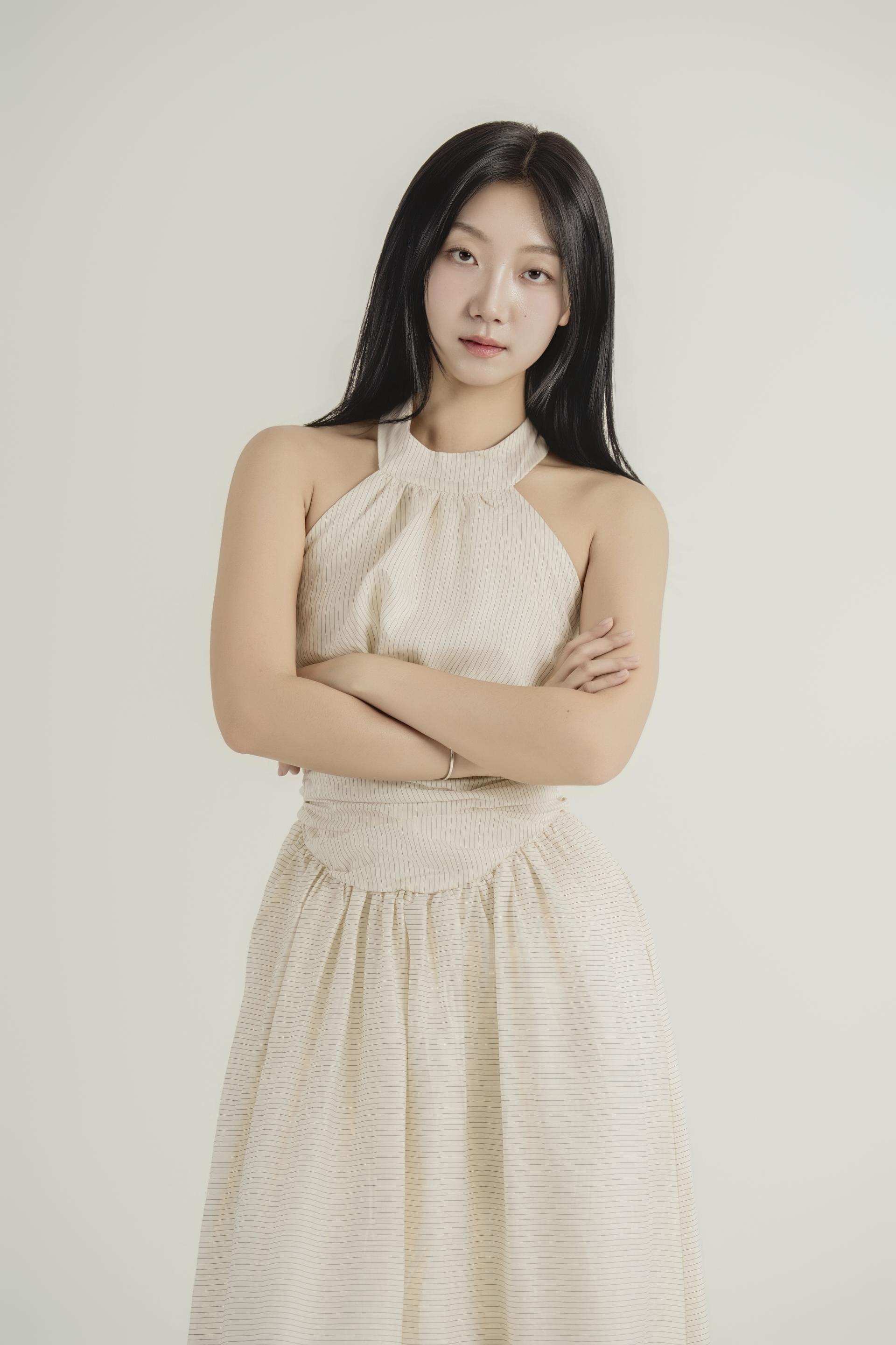 셔링 웨이스트 홀터 원피스