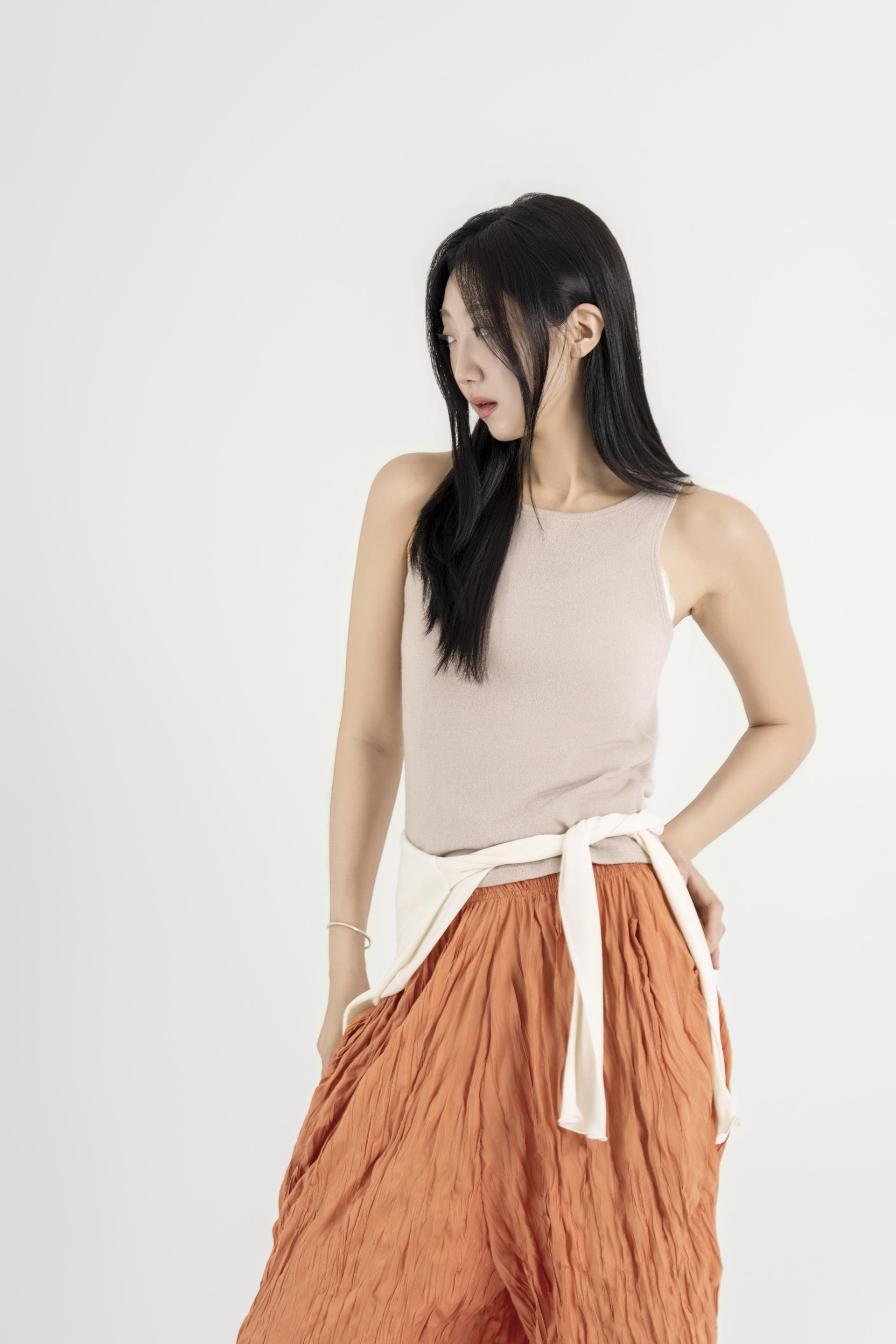 텍스처 볼륨 하렘 팬츠