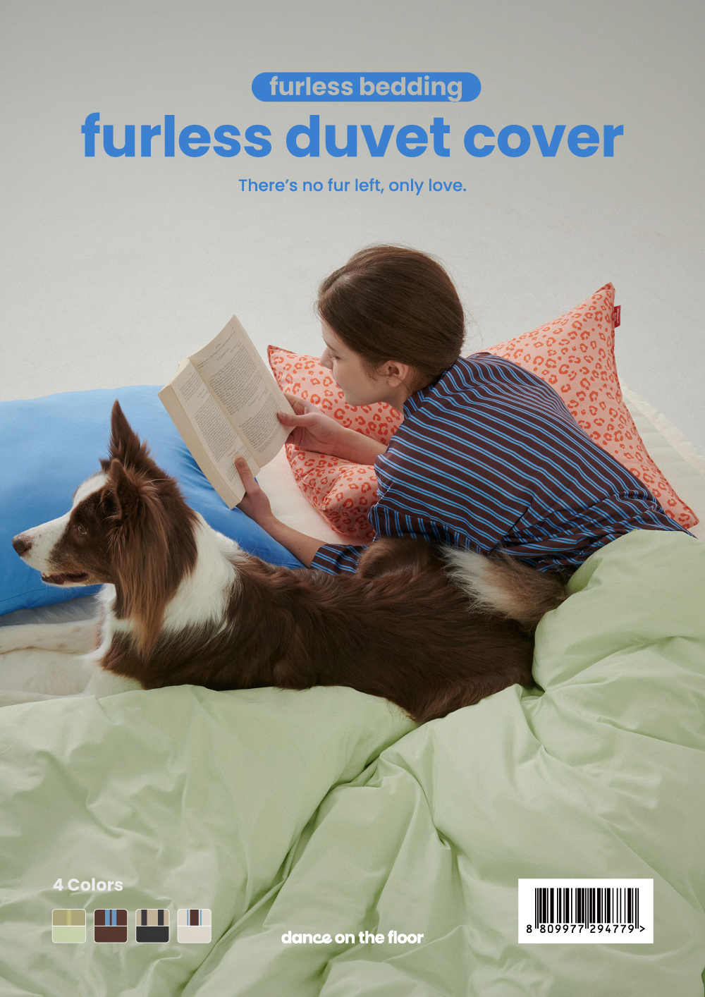 Furless Reversible Duvet Cover (4Color, 2Size)