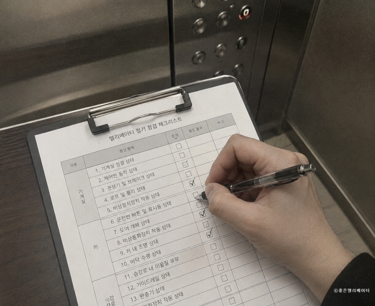 승강기 정밀안전검사 체크리스트  ​