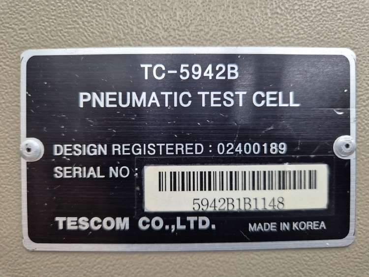Tescom Testing TESCOM TC-5942B Pneumatic Test Cell 쉴드박스 : 엠아이티솔루션