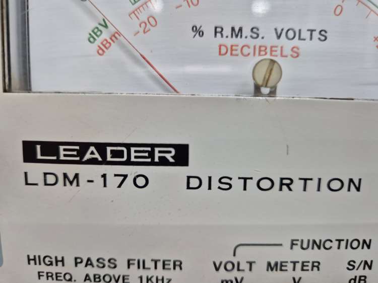 Leader LDM-170 Distortion Meter : 엠아이티솔루션