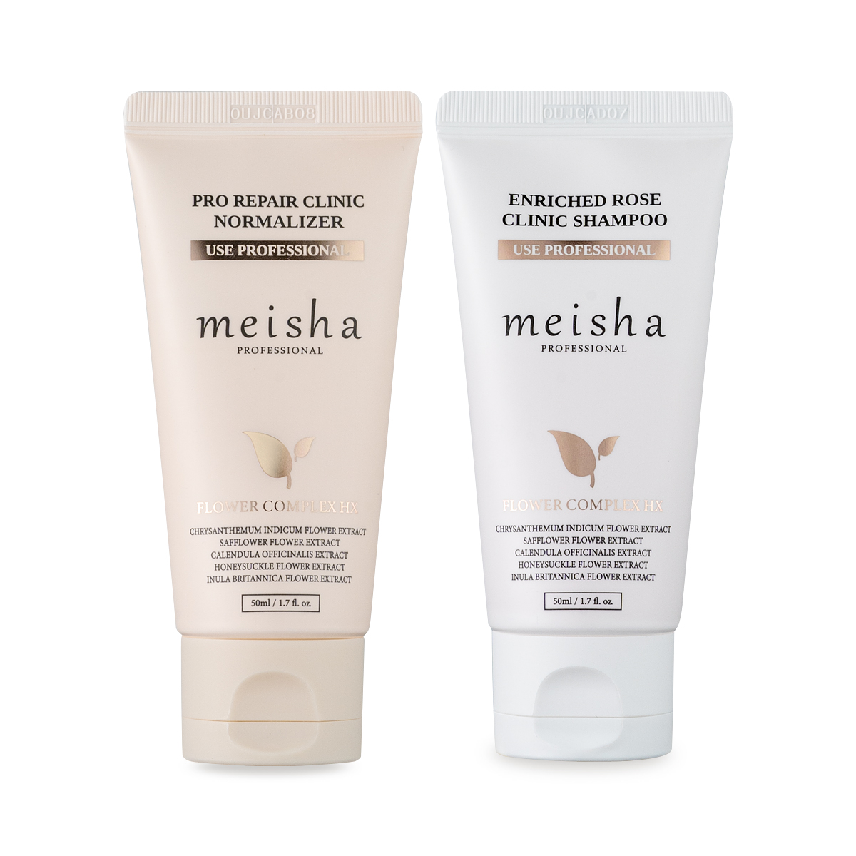 메이샤 트래블 키트 [인리치 로즈클리닉 샴푸 50ml + 프로 리페어 클리닉 노멀라이저 50ml]