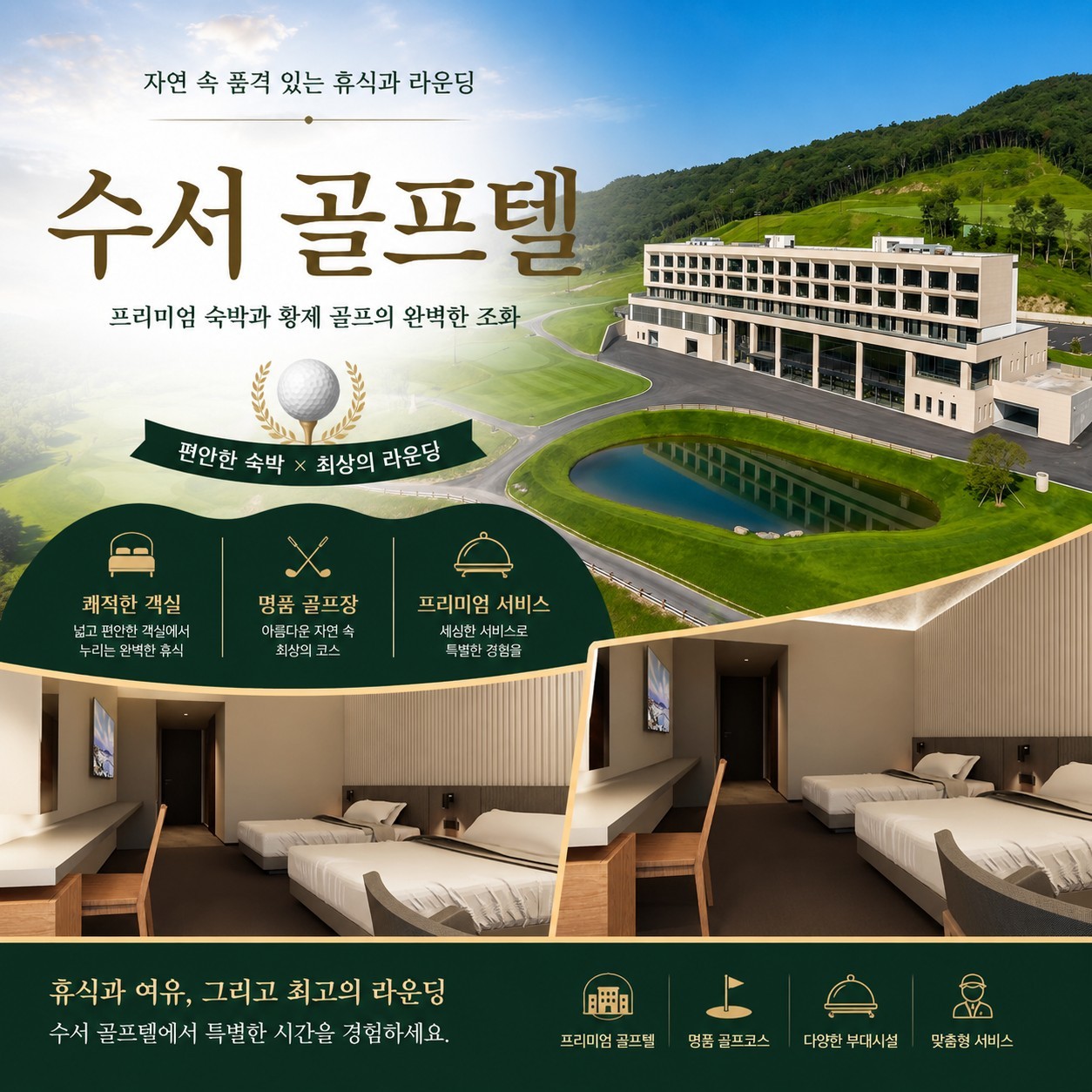 ⛳️ 9월 특가! 수서CC + 이지스카이CC 2색 골프
