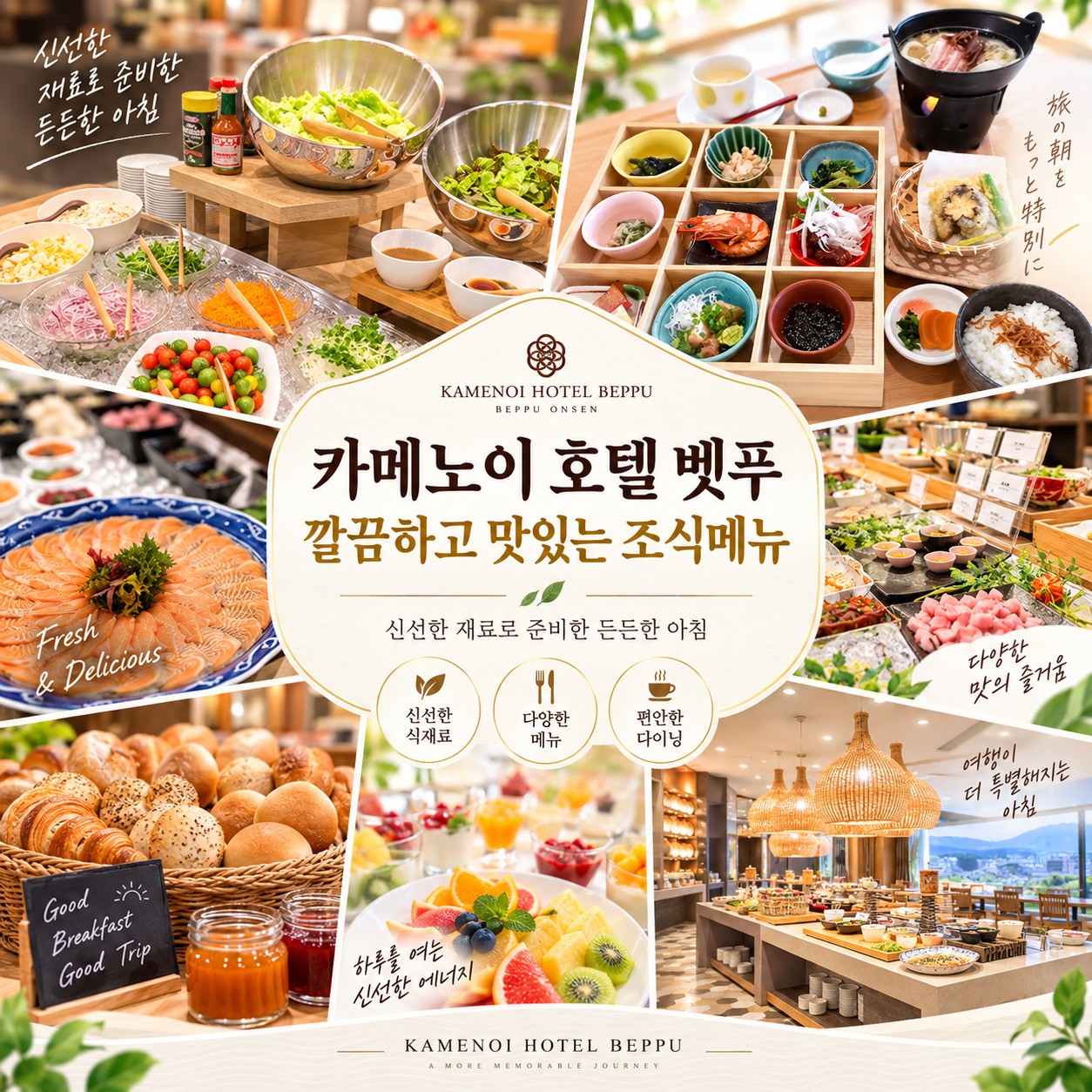 ⛳온천도시 벳푸 시티 호텔 3색 골프<3박4일>⛳