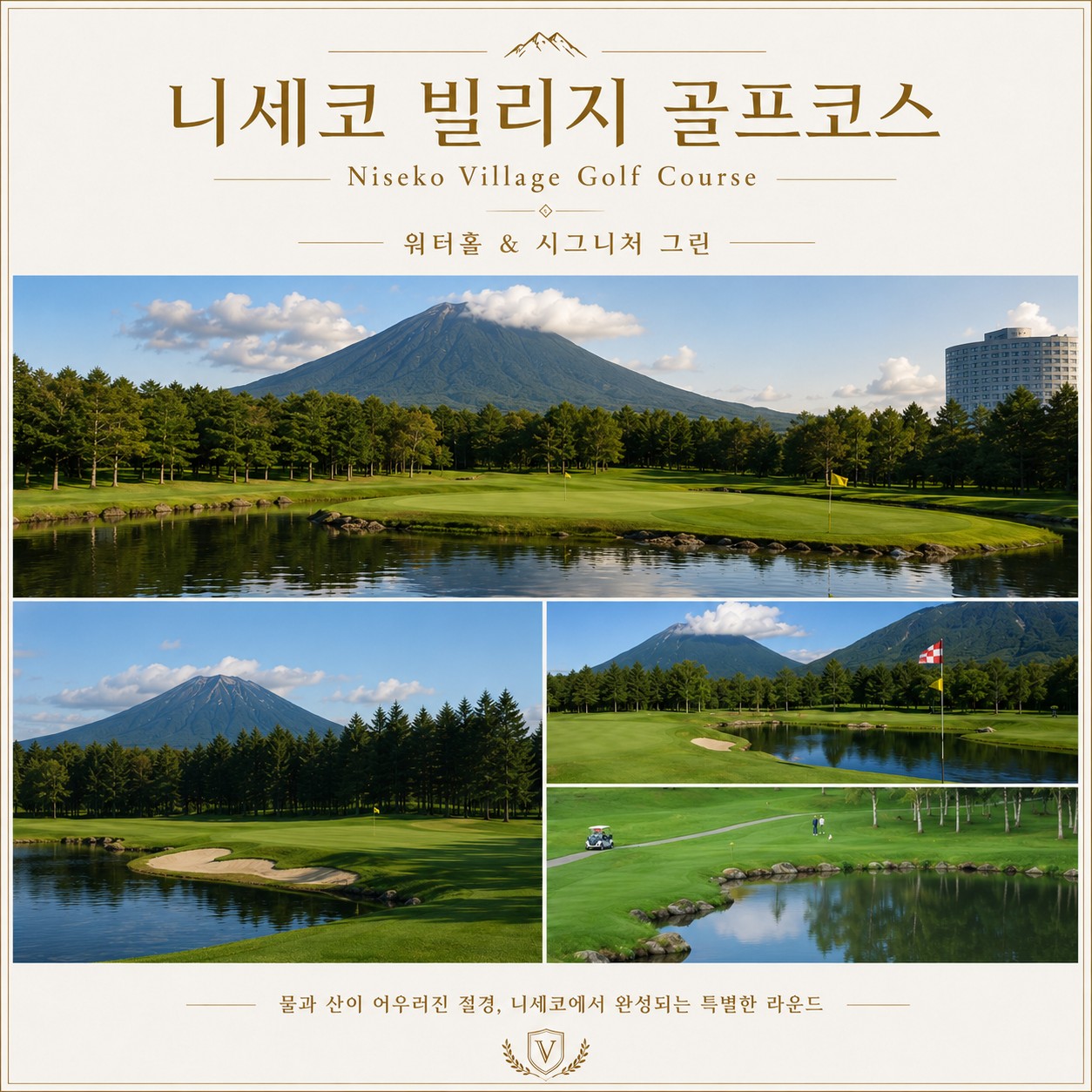 🏔️ 일본 북해도 니세코 힐튼 골프 3박 항공팩