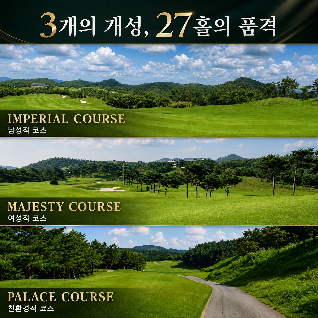 ⛳ 함평 엘리체 컨트리클럽 2박3일 54홀 초특가