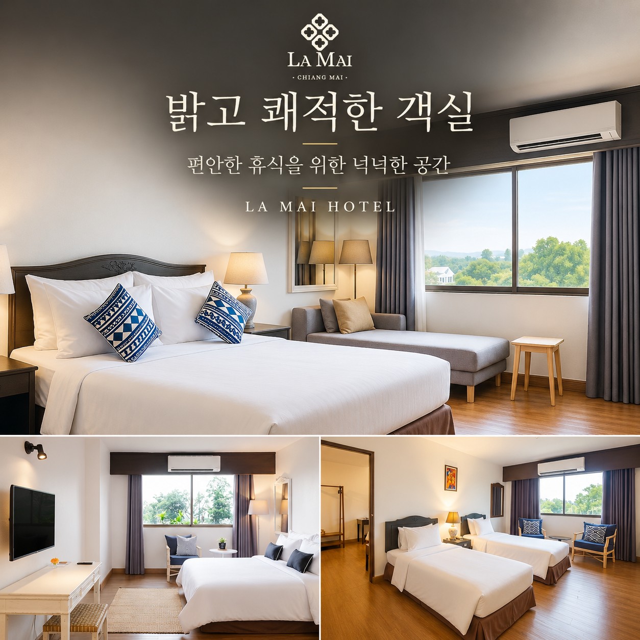 💥태국 치앙마이 시내 호텔 실속 골프