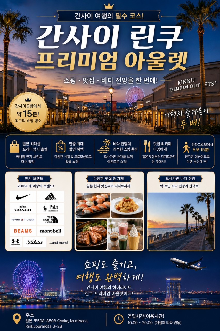 ⛳️일본 오사카 명문 2색골프💕