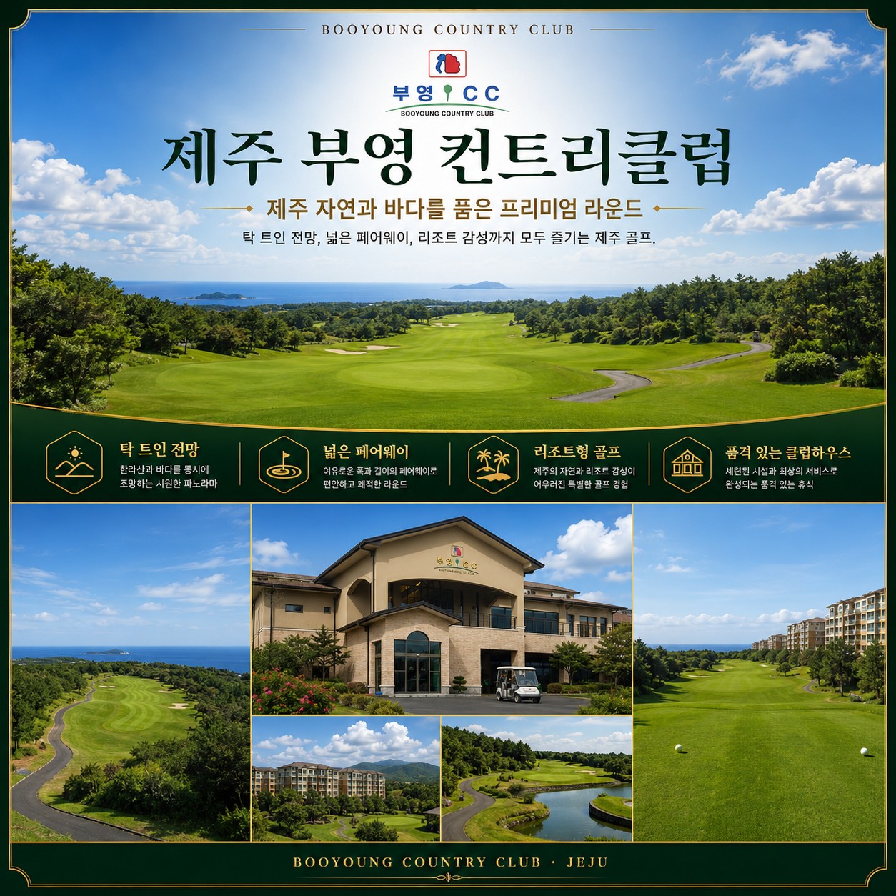 ♥ 26년 7월 특급가성비 제주골프!