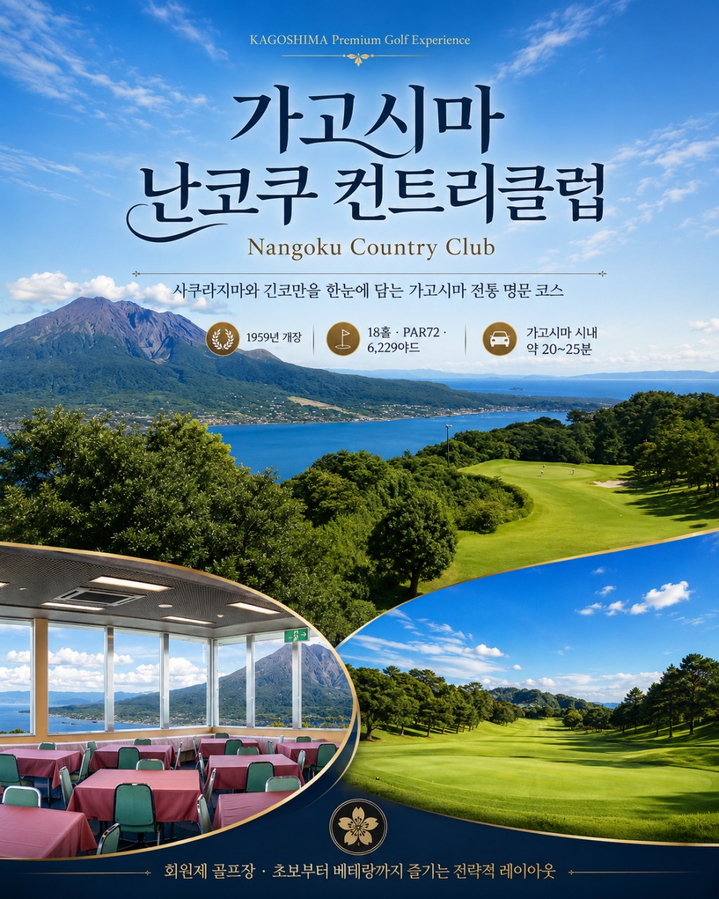 ⛳️ 일본 가고시마 메인 시티 2색 골프