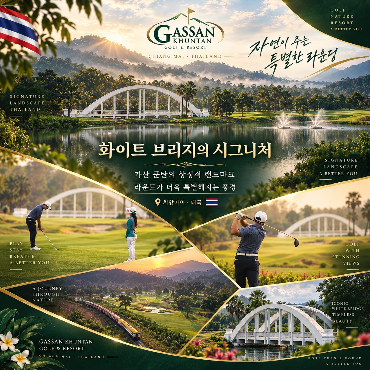 💥태국 치앙마이 시내 호텔 실속 골프