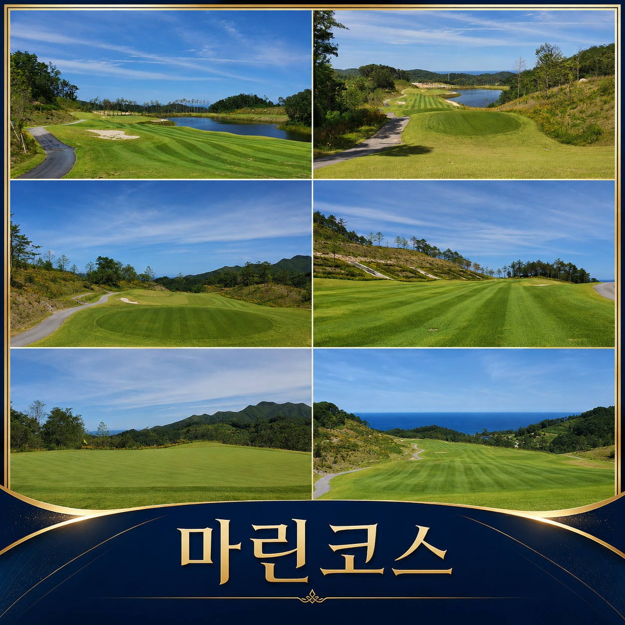 ⛳️[8월특가] 울진마린 골프 2박3일 골프휴가 특가