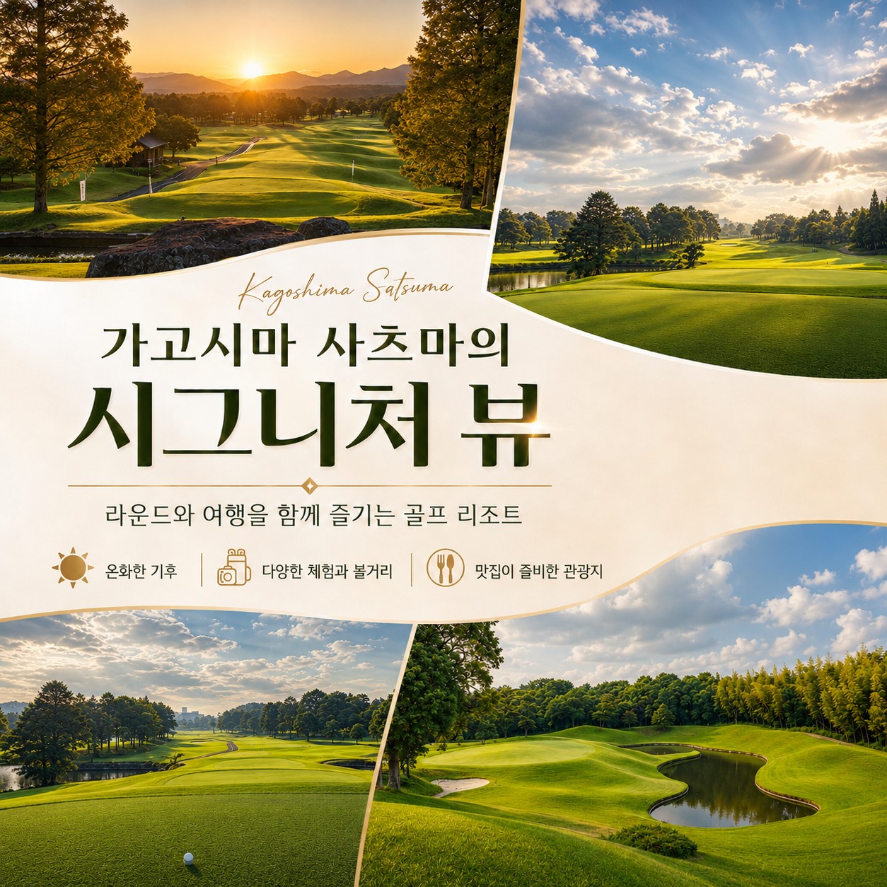 ⛳️ 가고시마 사츠마 골프 리조트