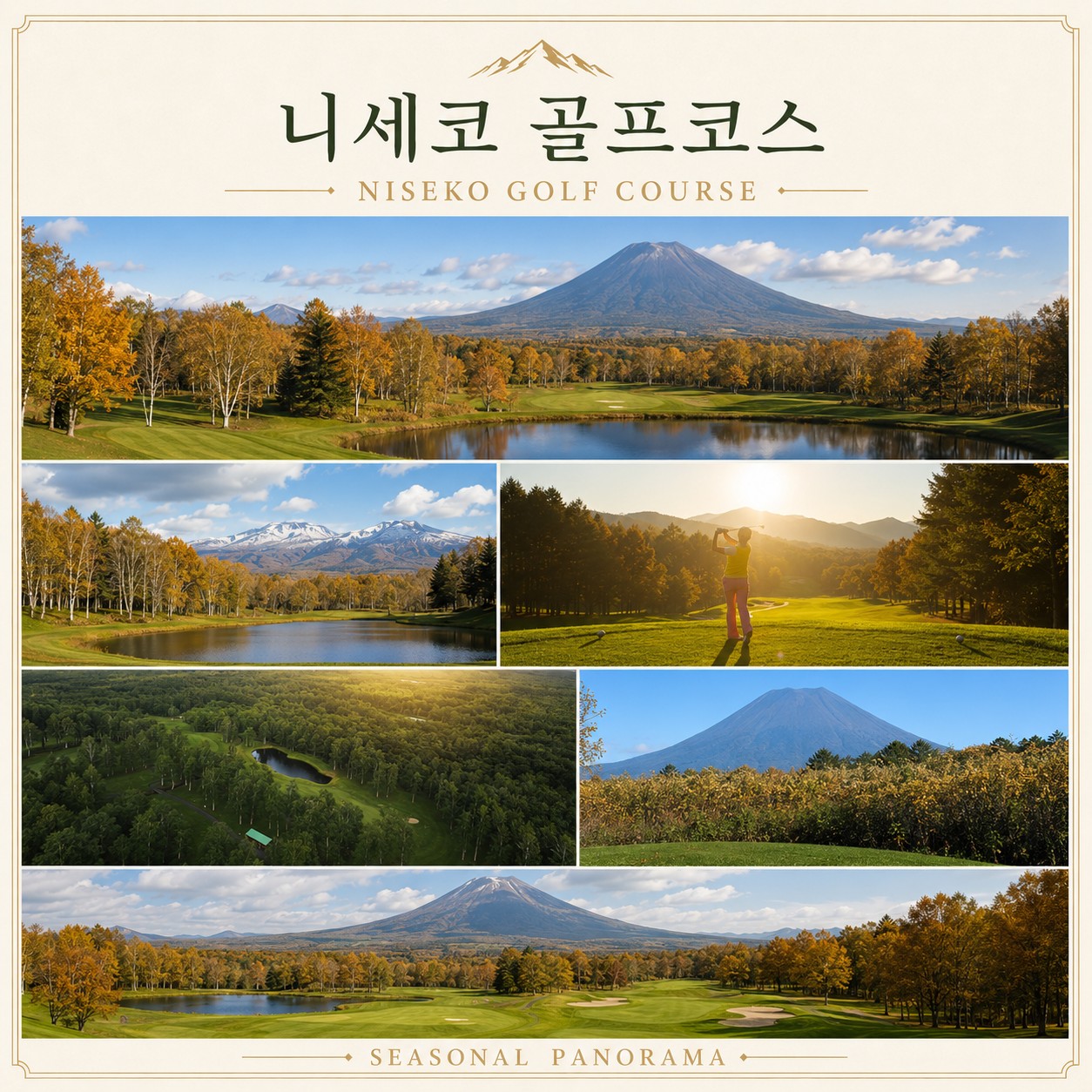 🏔️ 일본 북해도 니세코 힐튼 골프 3박 항공팩
