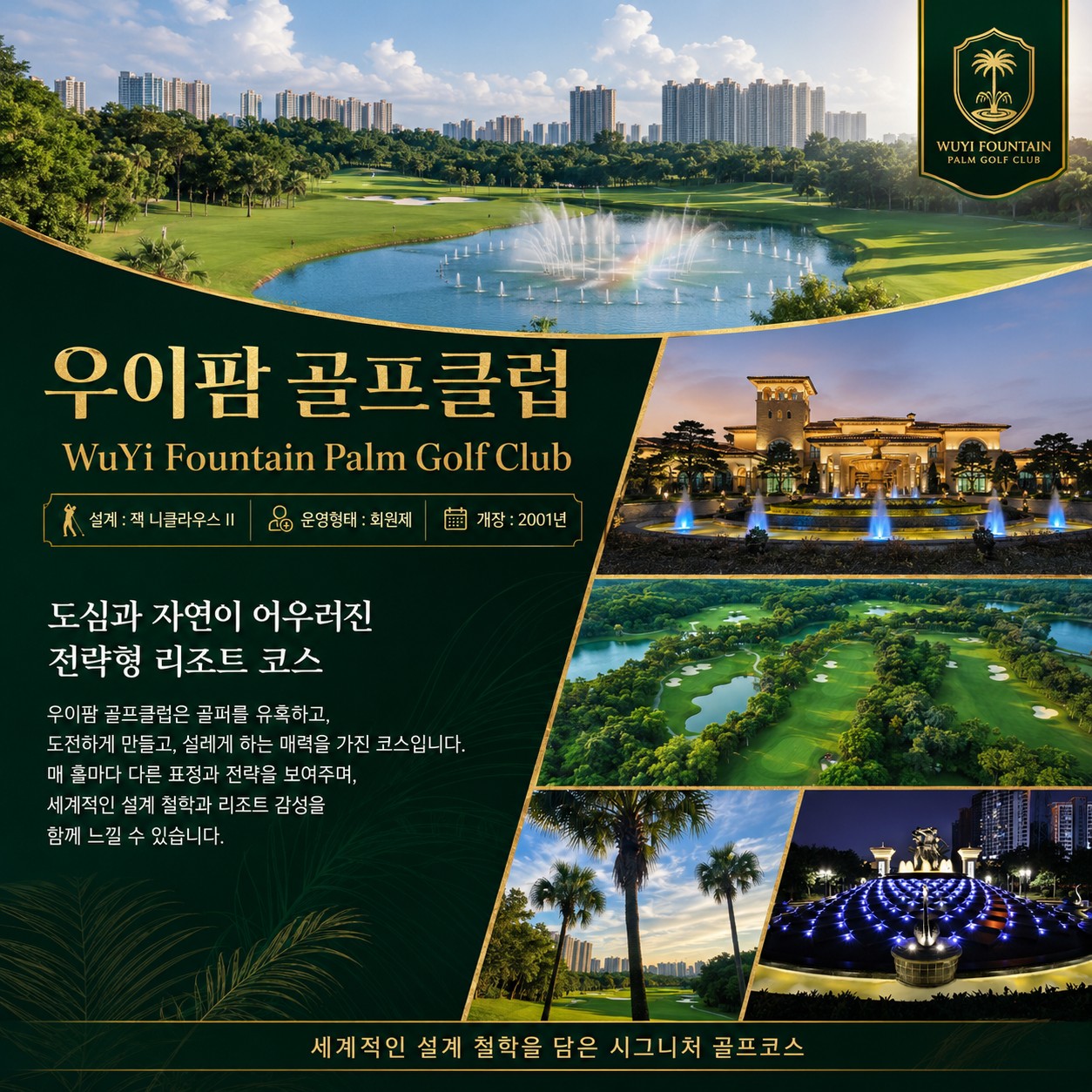 😎중국 광저우 강문 우이팜&학산 2색골프😎