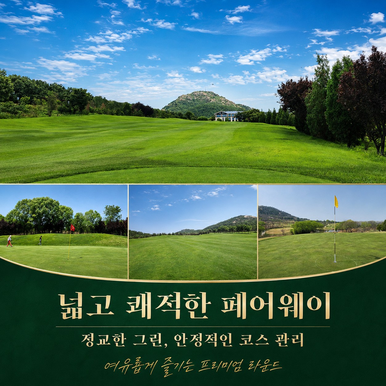 ✔️중국 제남 곡부 골드우 CC [연휴상품]