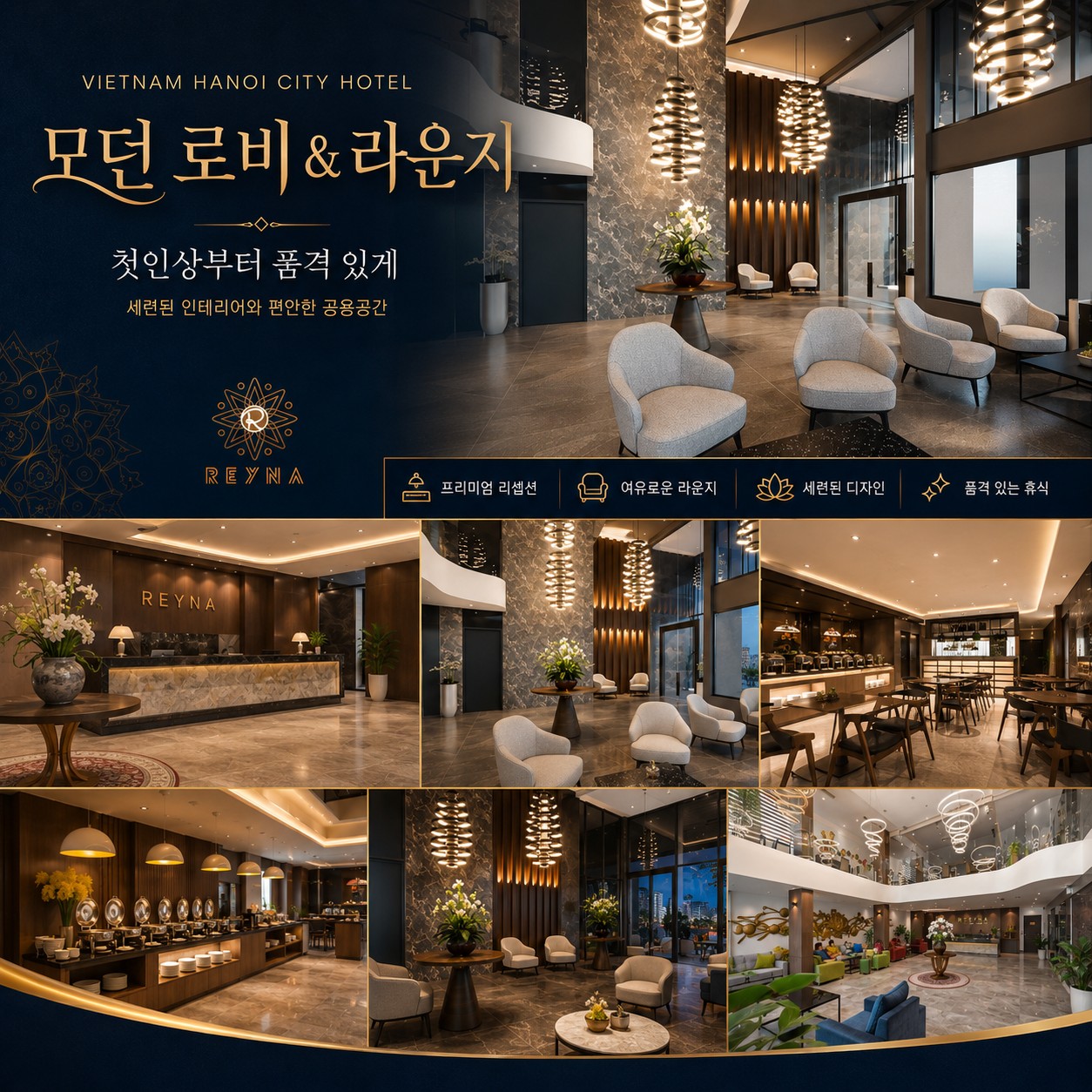 🌟하노이 메인 시티 한인타운 호텔 & 골프