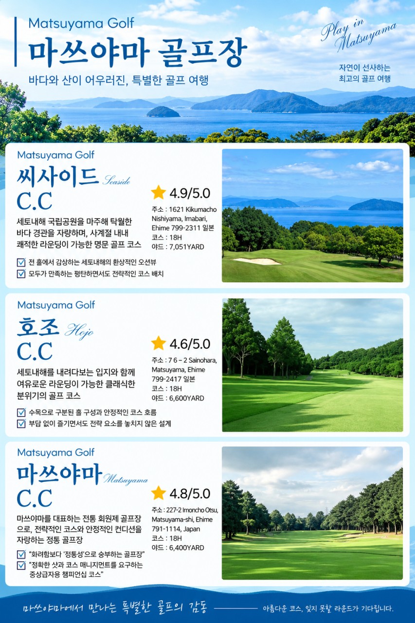 ” 부산-마츠야마 동계 골프“