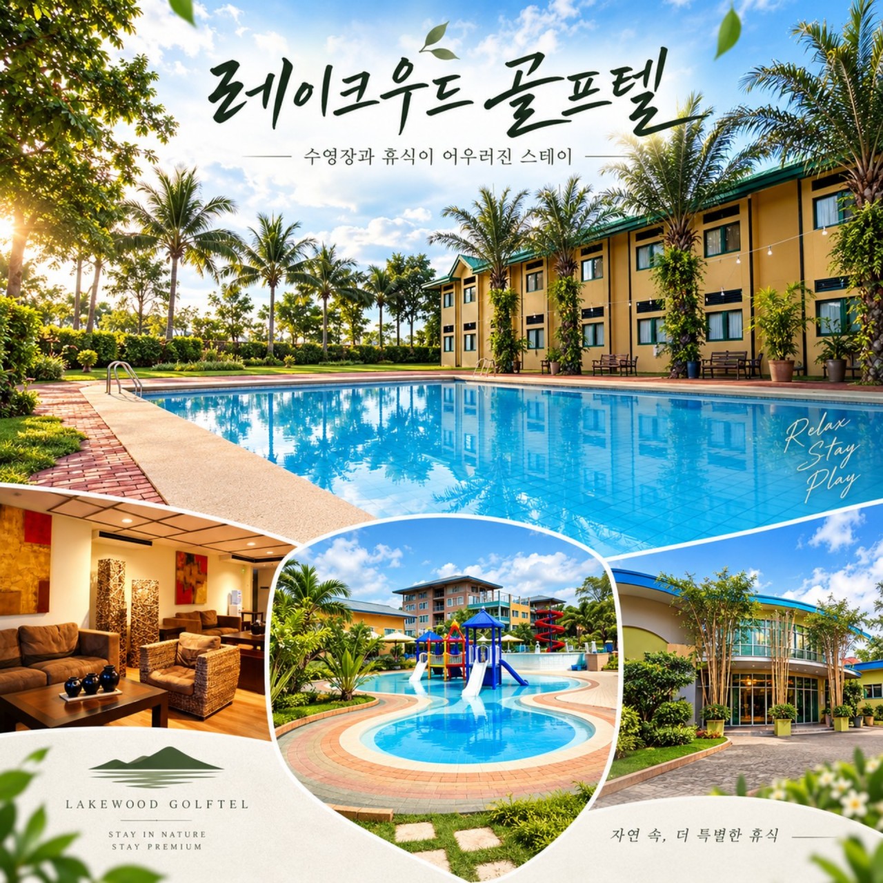 🌴 필리핀 클락 레이크우드 C.C 무제한 골프 <3박5일>