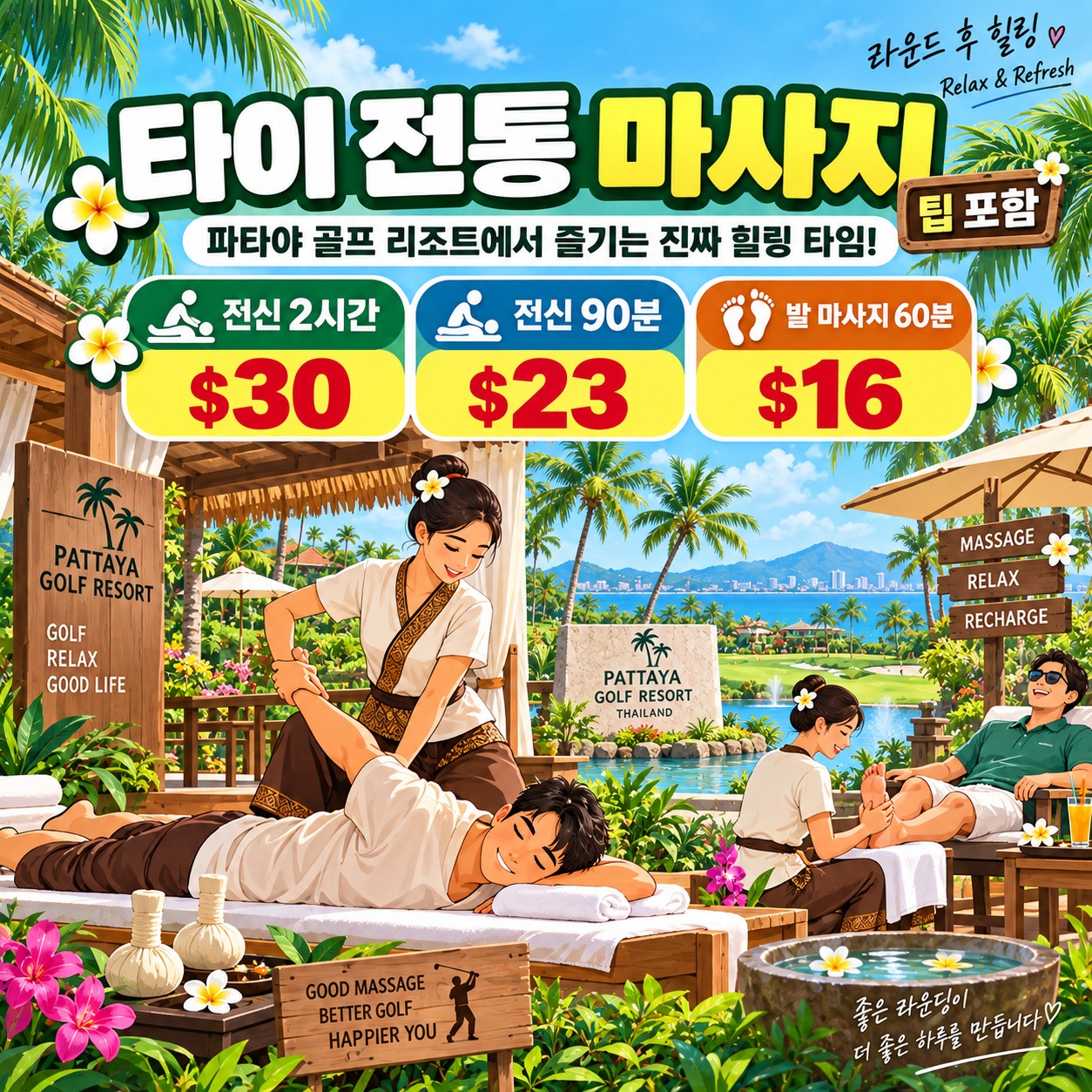 ▶ 방콕 썬밸리 초특가 골프