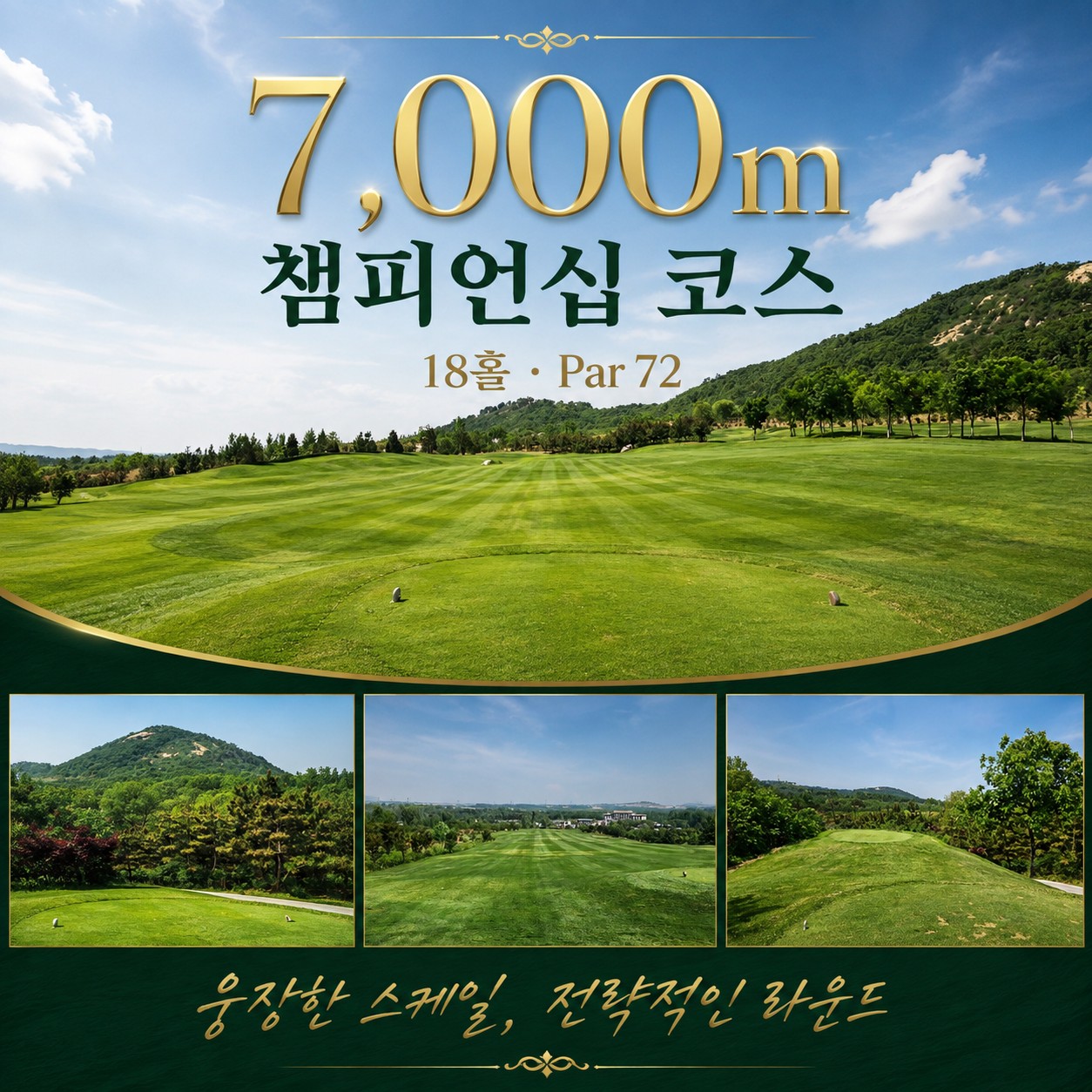✔️중국 제남 곡부 골드우 CC [연휴상품]