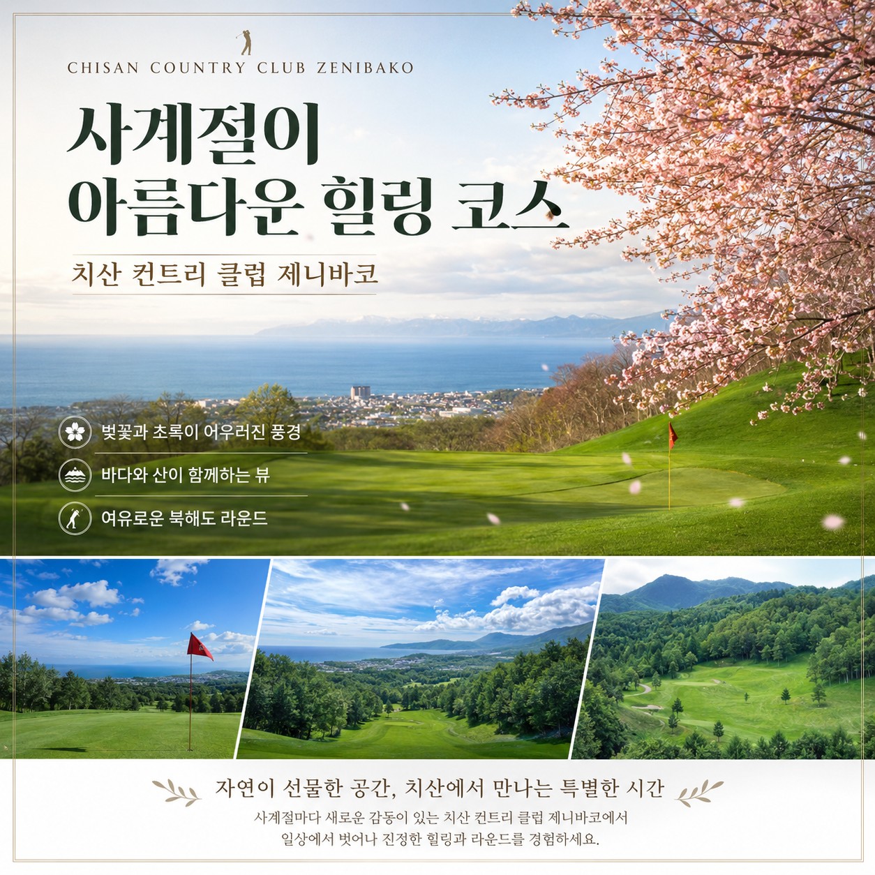 ⛳삿포로 시내 2색 실속 골프⛳