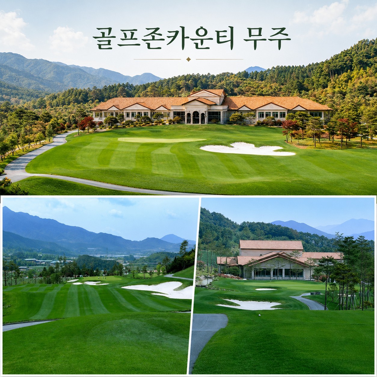 🏌️‍♂️ 골프존카운티 무주CC 1박 2일 패키지 <8월>