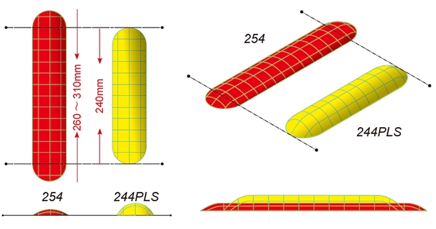 254- 도포 패턴 비교