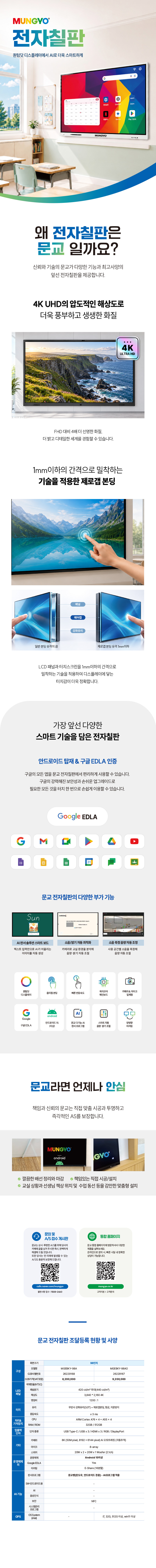 전자칠판 (98인치)