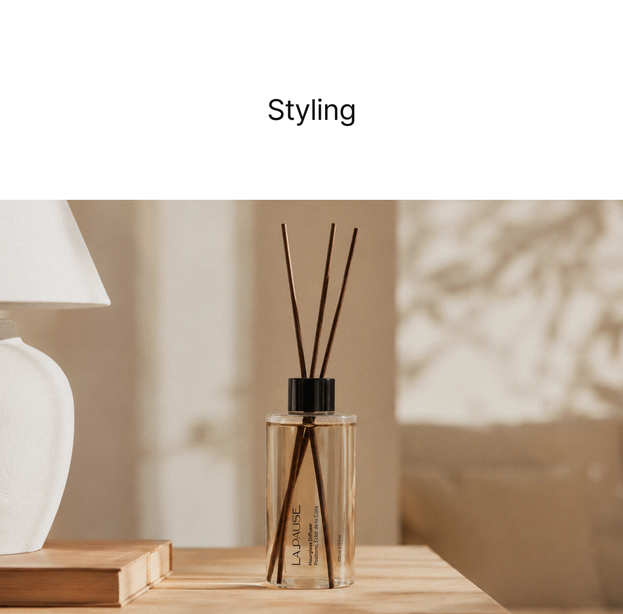 LA PAUSE Diffuser with Stick & Holder-1 Set