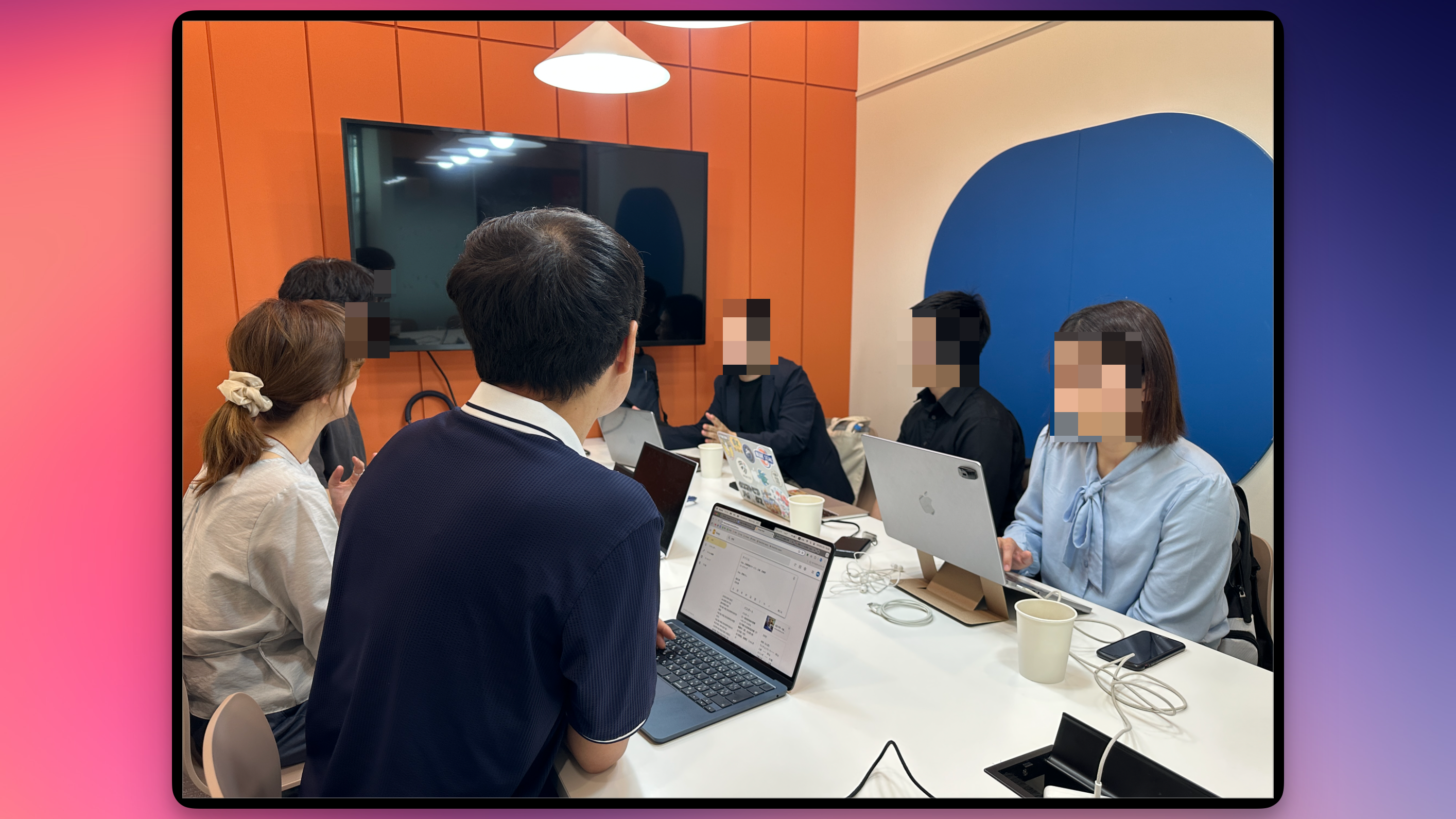 팀제이커브와 미야코데IT 워크숍 현장