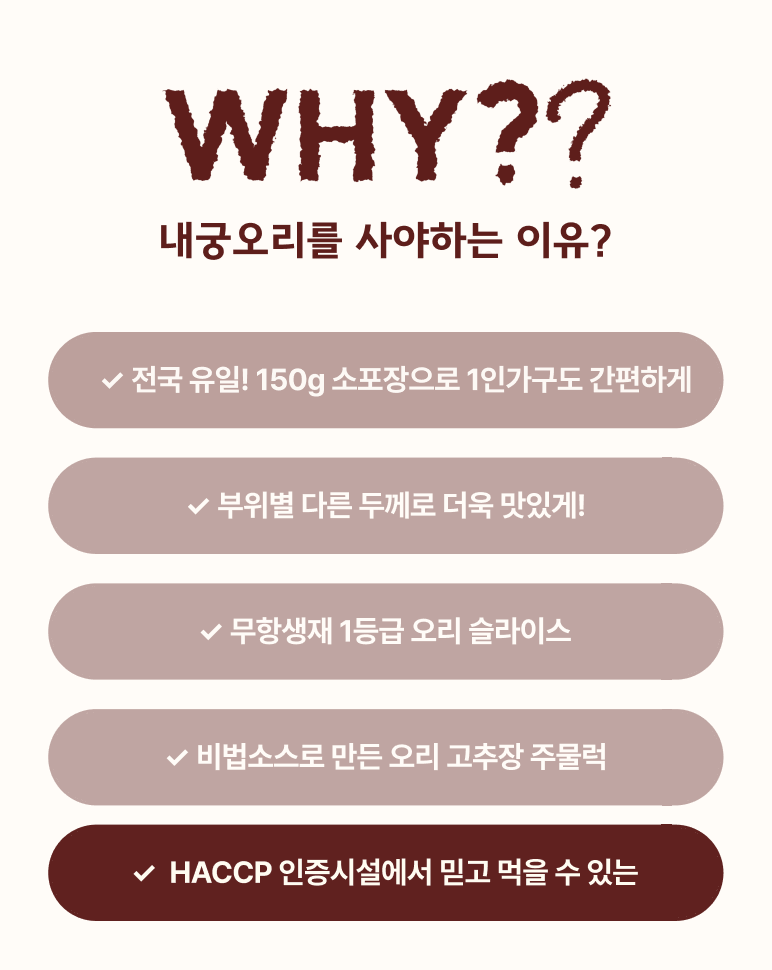 무항생제 1등급 내궁오리 슬라이스(다리살/가슴살)