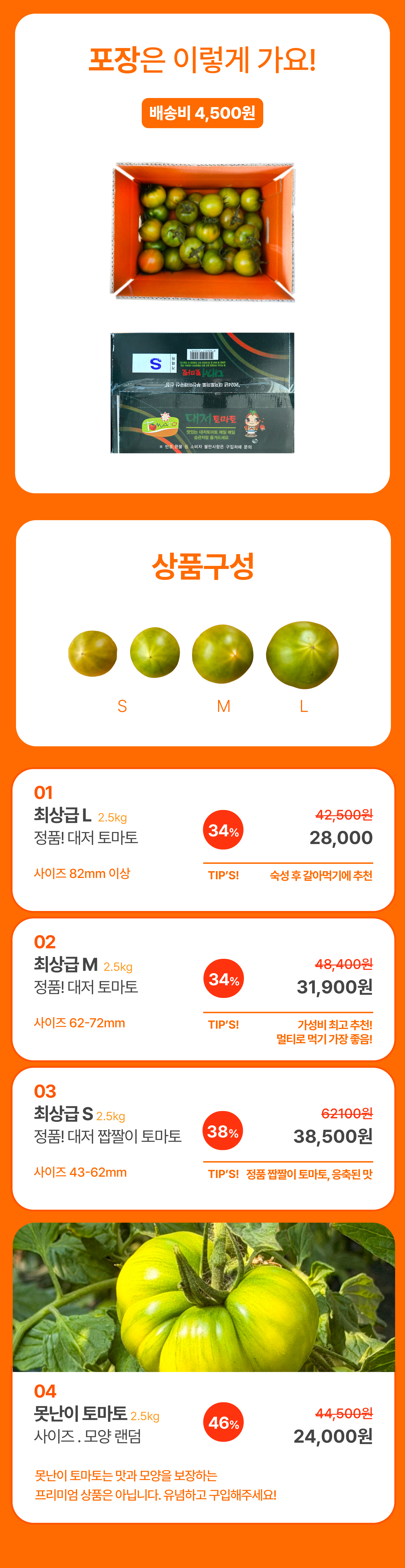 대저토마토(프리미엄) 2.5kg