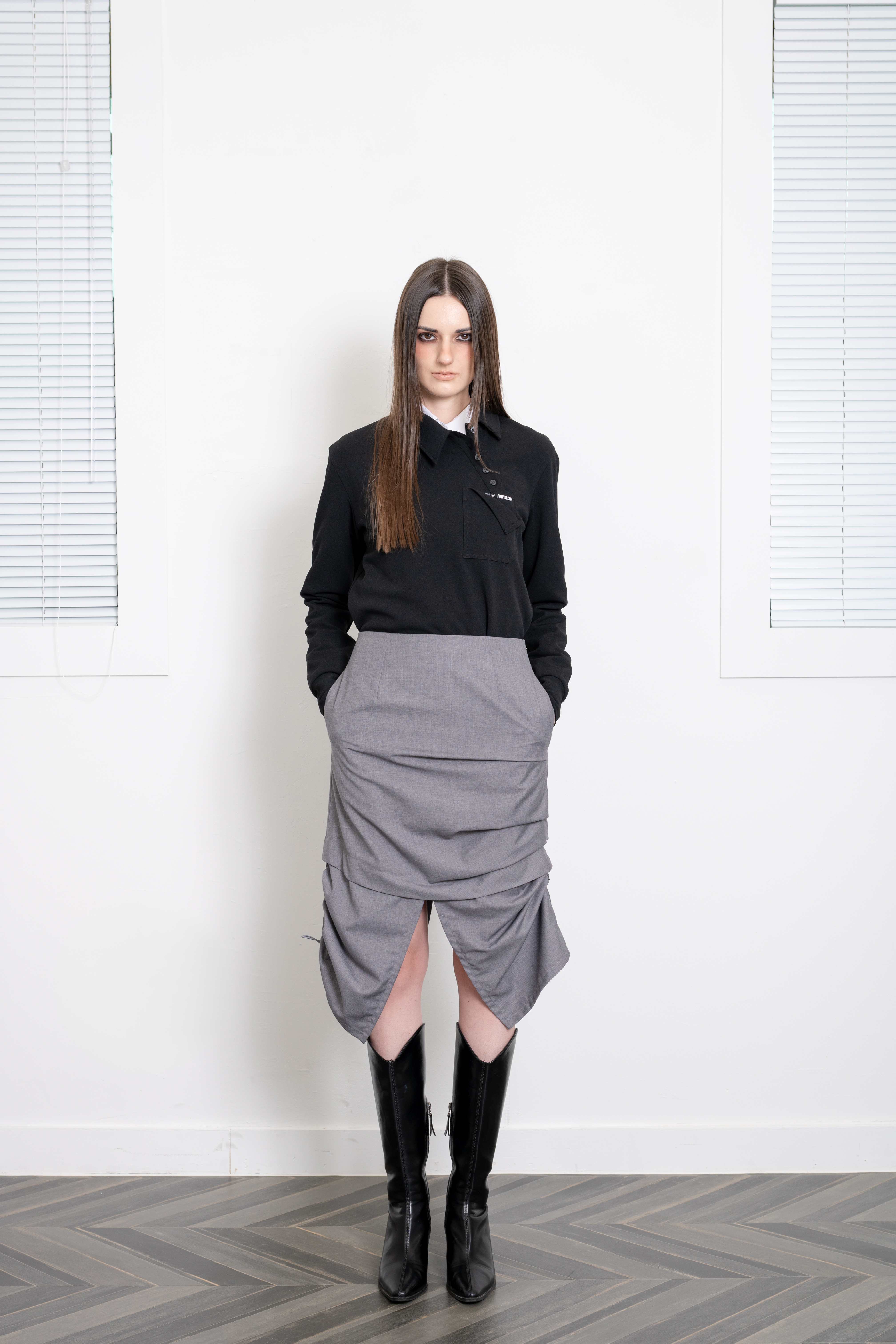 [26SS] SKIRT_ GRAY