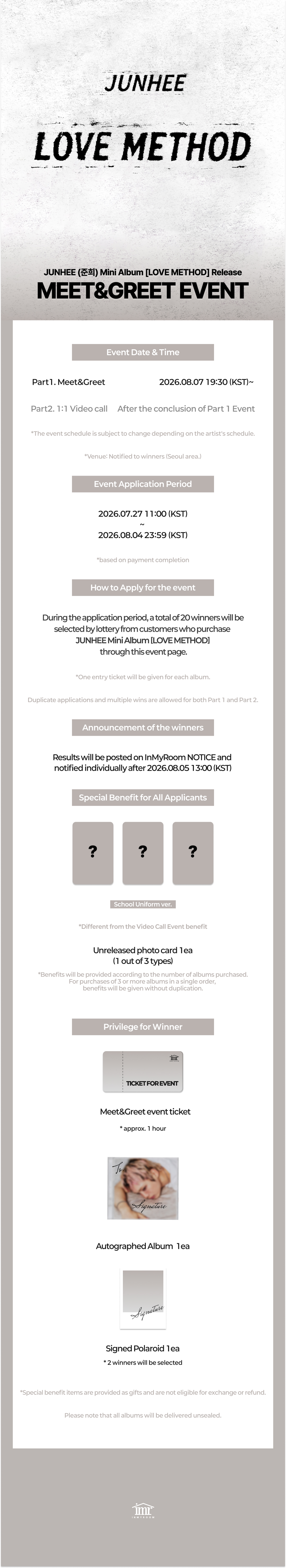 NIEL (니엘) Digital Single [California] Release Meet&Greet Event