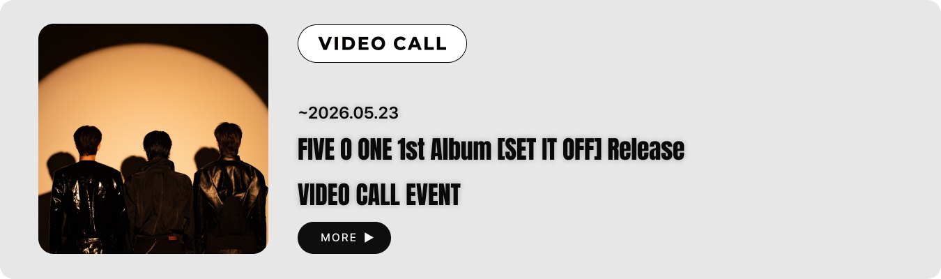FIVE O ONE 1st Album [SET IT OFF] Release Meet&Greet Event