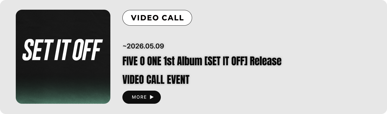 FIVE O ONE 1st Album [SET IT OFF] Release Meet&Greet Event