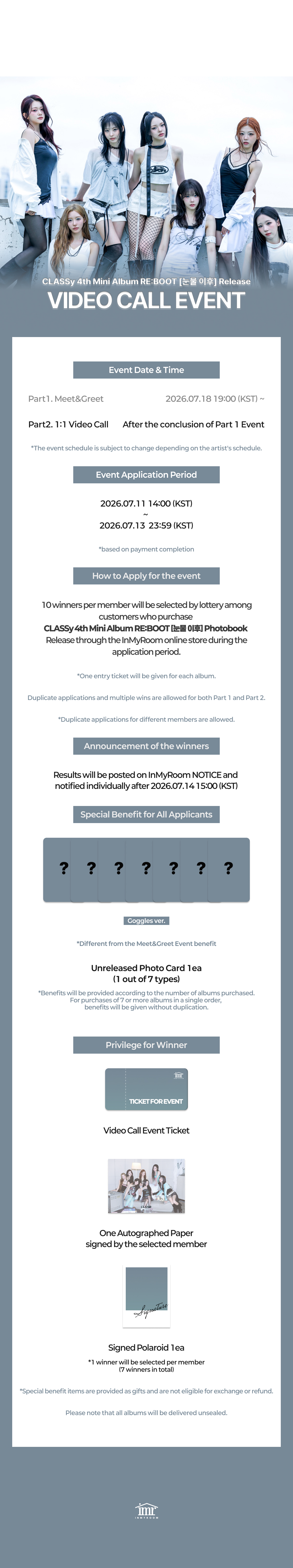 BF (보이프렌드) 15th Anniversary Mini Album [Boyager6] Release Video Call Event