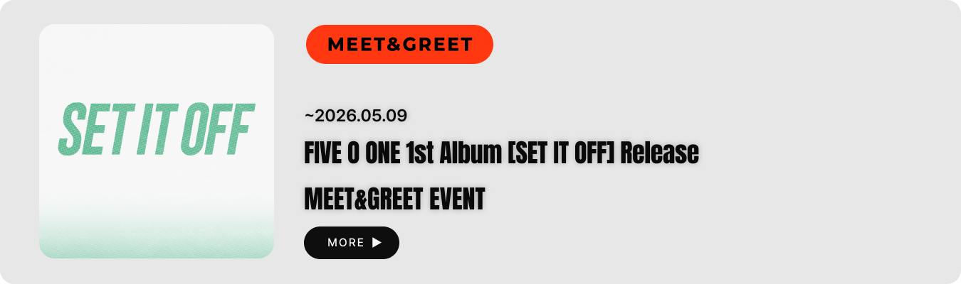FIVE O ONE 1st Album [SET IT OFF] Release Video Call Event