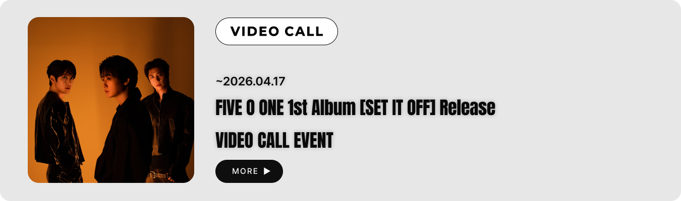 FIVE O ONE 1st Album [SET IT OFF] Release Meet&Greet Event