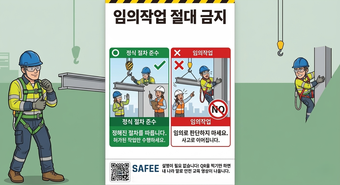 임의작업 현대건설 씨테크솔루션 세이피