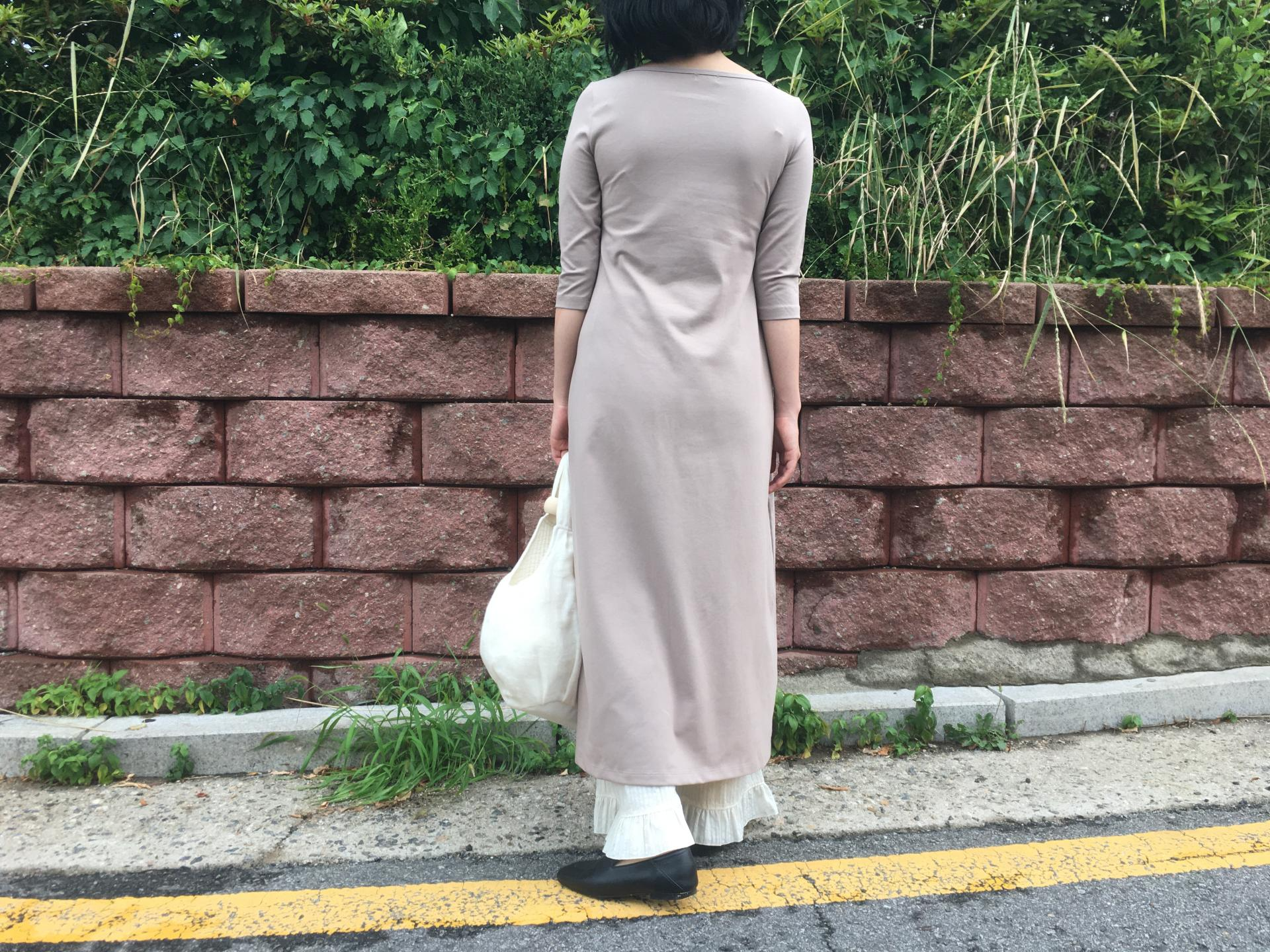 green apple linen puff bag