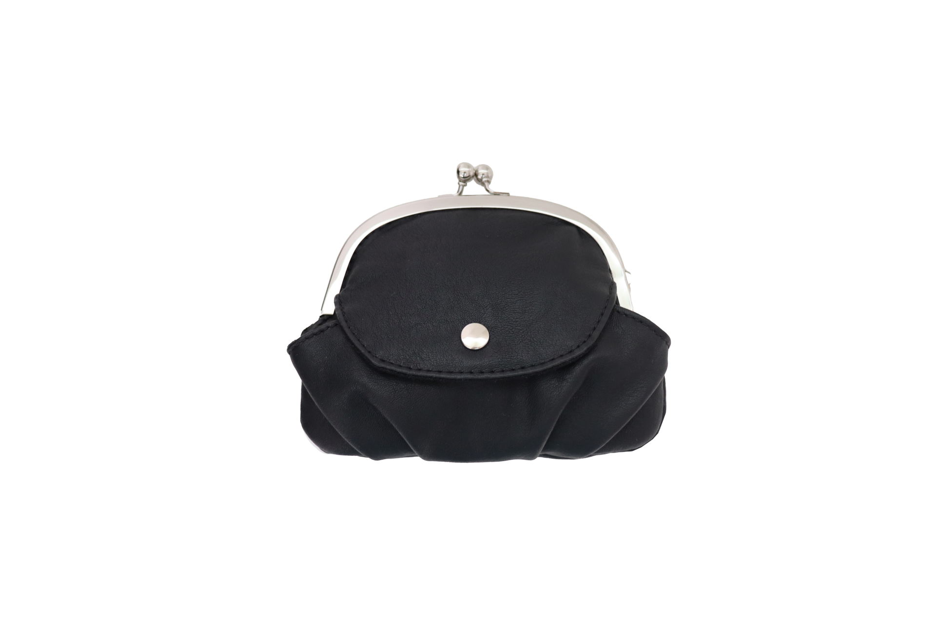 black puff card wallet