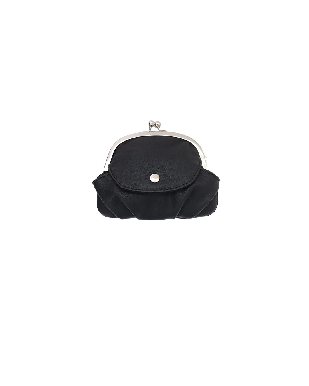 black puff card wallet