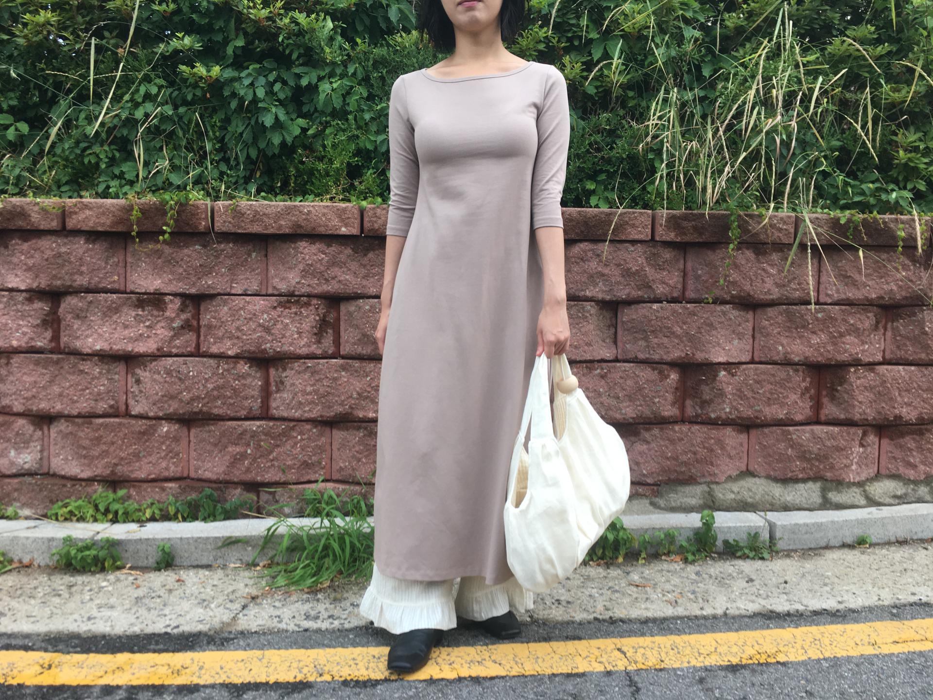 green apple linen puff bag