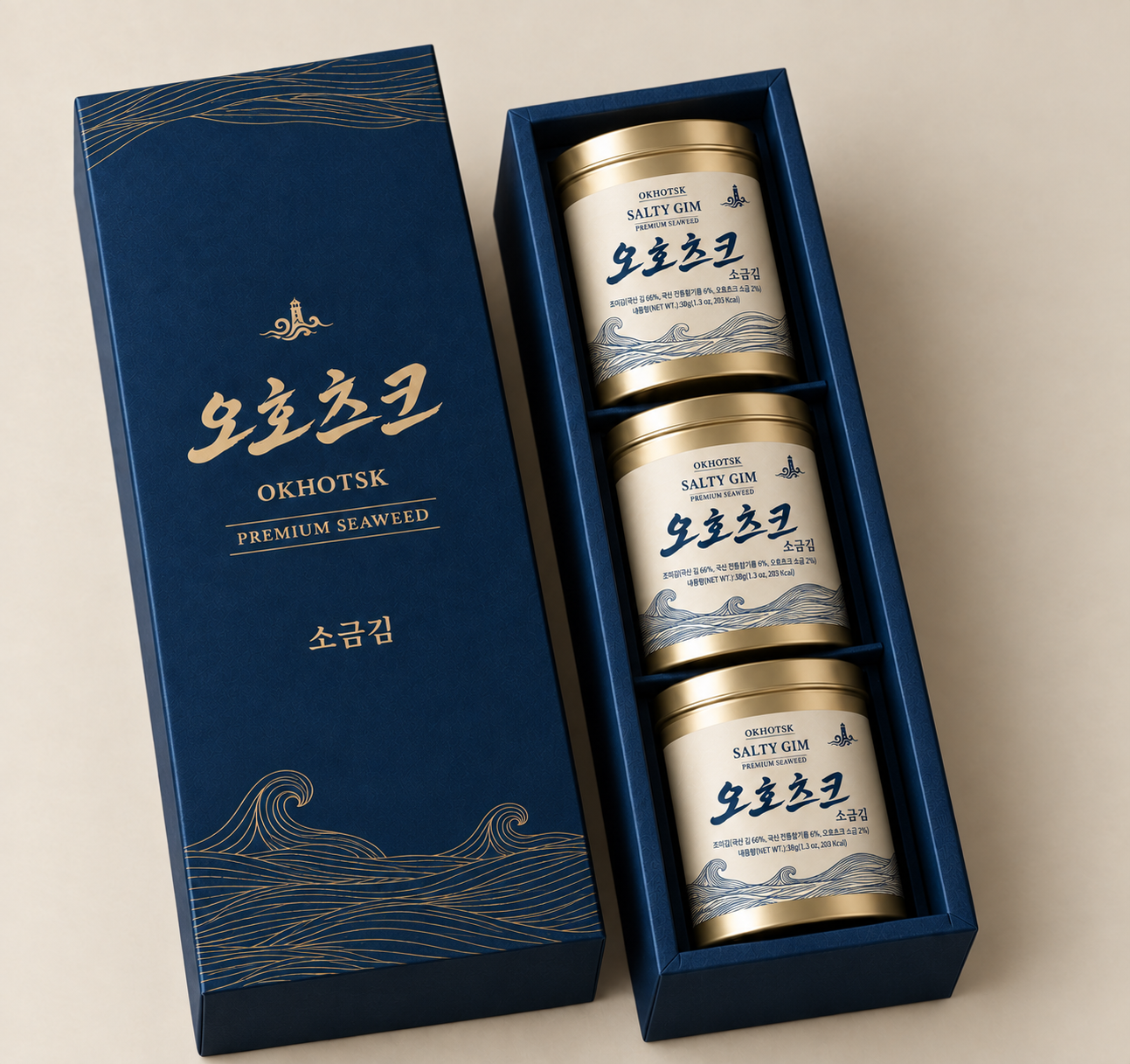 오호츠크 소금김 선물셋트